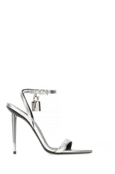 Silver leather sandals -  | Wise