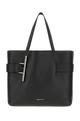 Black leather shopping bag -  | Wise