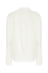 Blusa in seta bianca -  | Wise