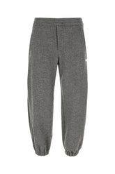 Grey wool blend joggers -  | Wise