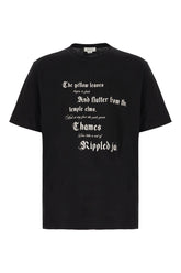 Black cotton t-shirt -  | Wise