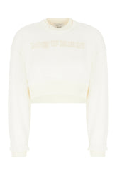 Ivory cotton sweatshirt -  | Wise