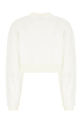 Ivory cotton sweatshirt -  | Wise