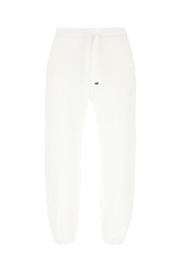 White cotton joggers -  | Wise