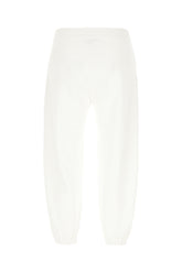 Pantalone jogging in cotone bianco -  | Wise