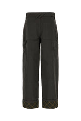 Dark grey cotton pants -  | Wise