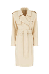 Sand cashmere coat -  | Wise