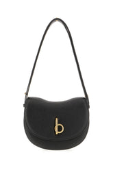 Black leather medium Rocking Horse shoulder bag -  | Wise