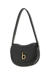 Black leather medium Rocking Horse shoulder bag -  | Wise