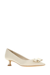 Ivory nappa leather Zelma pumps -  | Wise