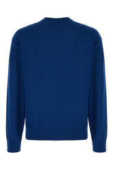 Petrol blue wool sweater -  | Wise