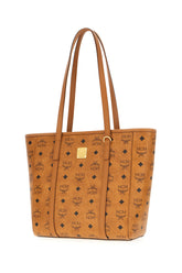 Printed synthetic leather shopping bag -  | Wise