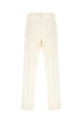 Pantalone in cotone sabbia -  | Wise