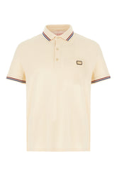 Cream cotton polo shirt -  | Wise