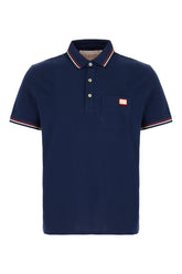 Midnight blue cotton polo shirt -  | Wise