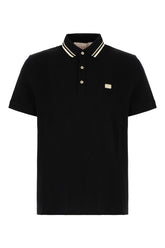 Polo in cotone nero -  | Wise