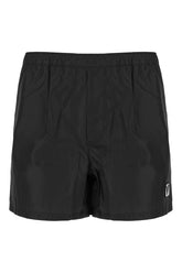 Black nylon swimming shorts -  | Wise