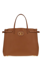 Brown leather handbag -  | Wise