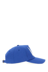 Electric blue cotton baseball cap -  | Wise