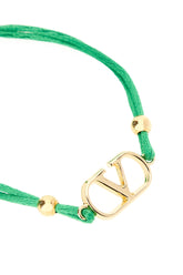 Green cotton bracelet -  | Wise