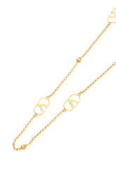 Gold metal necklace -  | Wise