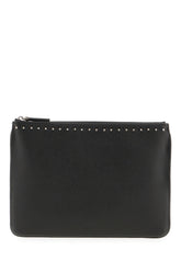 Black leather pouch -  | Wise