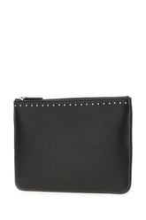 Black leather pouch -  | Wise