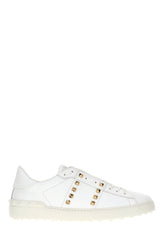 White leather Rockstud sneakers -  | Wise