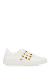 White leather Rockstud sneakers -  | Wise