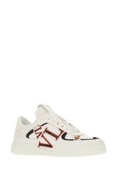 Two-tone leather and fabric VL7N sneakers -  | Wise