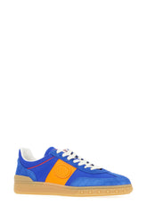 Multicolor split leather and leather Upvillage sneakers -  | Wise