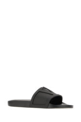 Black rubber slippers -  | Wise