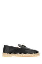 Black leather espadrilles -  | Wise