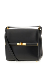 Black leather Marlene crossbody bag -  | Wise