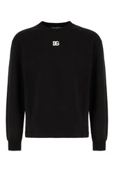 Black cotton sweatshirt -  | Wise