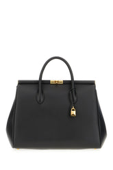 Black leather handbag -  | Wise