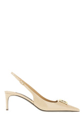 Beige leather pumps -  | Wise