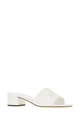 White leather slippers -  | Wise