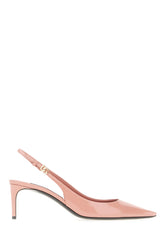 Mauve leather pumps -  | Wise