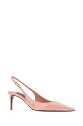 Mauve leather pumps -  | Wise