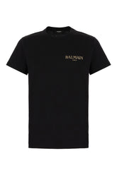 Black cotton t-shirt -  | Wise