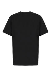 Black oversize cotton t-shirt -  | Wise