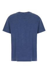 Denim blue cotton t-shirt -  | Wise