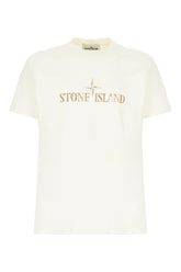 Ivory cotton t-shirt -  | Wise