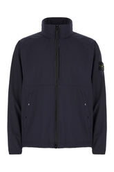 Blue navy stretch polyester jacket -  | Wise