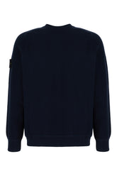 Navy blue cotton sweater -  | Wise