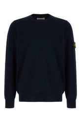 Midnight blue cotton sweater -  | Wise