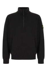 Black cotton sweatshirt -  | Wise