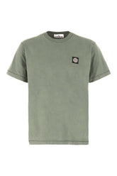 Sage green cotton t-shirt -  | Wise