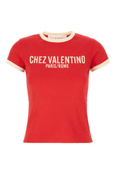 T-shirt in cotone rosso -  | Wise